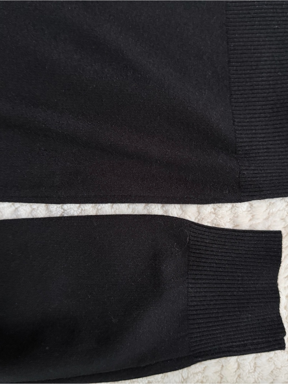 Embellished Collar Black Sweater - LLY - Picture 2 of 5